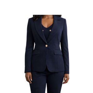 Ladies’s 3-Piece Formal Suit. Tailored Fit. Charcoal Grey/Black/Navy